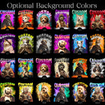 Load image into Gallery viewer, Custom Bootleg Pet Shirt Vintage 90s Rap Tee Dog Photo T-Shirt Personalized Gift
