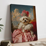 Load image into Gallery viewer, Custom Renaissance Pet Portrait from photo | Royal Cat Canvas Art, dog mom gift
