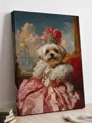 Load image into Gallery viewer, Custom Renaissance Pet Portrait from photo | Royal Cat Canvas Art, dog mom gift