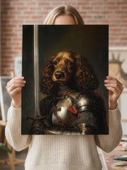 Load image into Gallery viewer, CUSTOM Pet Portrait Oil Painting on Canvas, Regal Dog Cat Art Gift, Handcrafted Art from photo