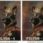 Load image into Gallery viewer, Custom National Guard Cat Portrait Army Pet Art Personalized Gift White House Decor
