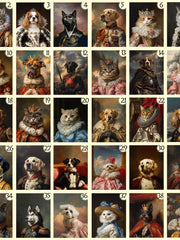 Load image into Gallery viewer, Custom Pet Portrait Painting Canvas, Renaissance Dog Portrait from Photo, Royal Pet King Portrait Painting Digital Art, Portrait Art Design