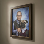 Load image into Gallery viewer, Custom Awkward Family Portrait Ugly Sweater Christmas Pet Art Funny Human Dog
