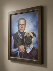Load image into Gallery viewer, Custom Awkward Family Portrait Ugly Sweater Christmas Pet Art Funny Human Dog
