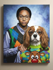 Load image into Gallery viewer, Custom Xmas Painting Portraits Using Pet Photo Personalized Digital Dog Portraits Cat Portraits Custom Dog Painting Portraits