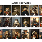 Load image into Gallery viewer, Custom National Guard Cat Portrait Army Pet Art Personalized Gift White House Decor
