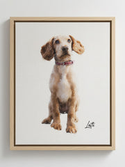 Load image into Gallery viewer, Custom Pet Portrait from Photo, Dog &amp; Cat Memorial Art