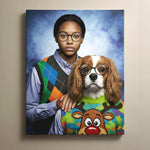 Load image into Gallery viewer, Custom Awkward Family Portrait Ugly Sweater Christmas Pet Art Funny Human Dog
