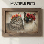 Load image into Gallery viewer, Custom Royal Cat Portrait, Renaissance Pet Canvas Art
