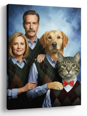 Load image into Gallery viewer, Funny Dog Art Print, Custom Portrait from Photo, Birthday Gift Idea for Boyfriend, Man Cave Accessories, Dog Lover Gift, Pet Memorial Art