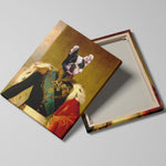 Load image into Gallery viewer, The Lieutenant Commander - Custom Pet Canvas - Your Pet as Lieutenant Commander
