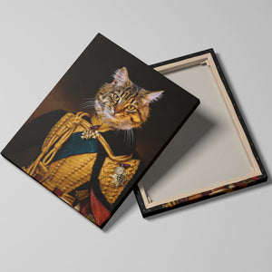 The Major Duke - Custom Pet Canvas - Your Pet as Major Duke