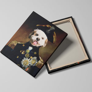 The Vice Admiral - Custom Pet Canvas - Your Pet as Vice Admiral