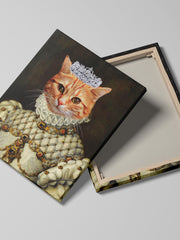 Load image into Gallery viewer, The Duchess - Custom Pet Canvas - Your Pet as Duchess
