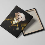 Load image into Gallery viewer, The Grand Admiral  - Custom Pet Canvas - Your Pet as Grand Admiral
