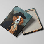 Load image into Gallery viewer, The Captain  - Custom Pet Canvas - Your Pet as Captain
