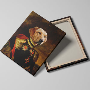 The General - Custom Pet Canvas - Your Pet as General