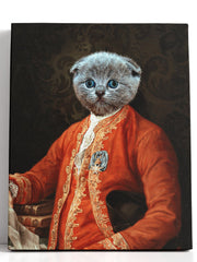Load image into Gallery viewer, The Viscount - Custom Pet Canvas - Your Pet as Viscount
