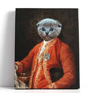 The Viscount - Custom Pet Canvas - Your Pet as Viscount