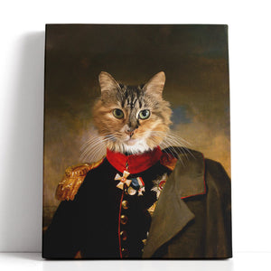 The Knight - Custom Pet Canvas - Your Pet as Knight