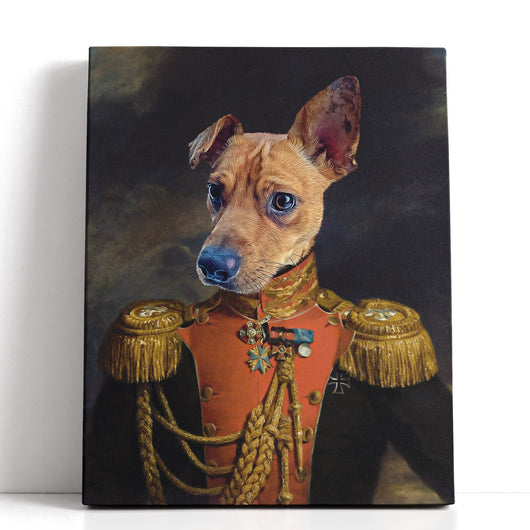 The Cavalier - Custom Pet Canvas - Your Pet as Cavalier