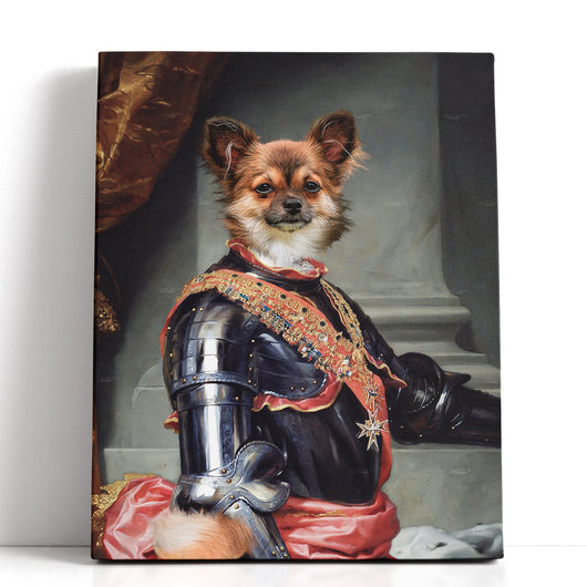 The King of Spain - Custom Pet Canvas - Your Pet as King of Spain