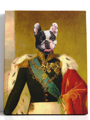 Load image into Gallery viewer, The Lieutenant Commander - Custom Pet Canvas - Your Pet as Lieutenant Commander
