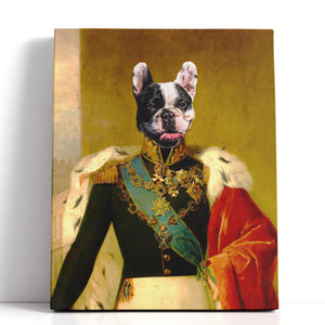 The Lieutenant Commander - Custom Pet Canvas - Your Pet as Lieutenant Commander