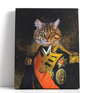 The Fleet admiral - Custom Pet Canvas - Your Pet as Fleet admiral