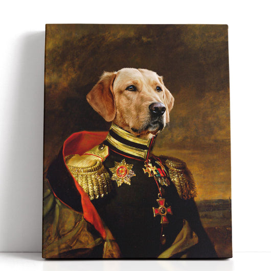 The General - Custom Pet Canvas - Your Pet as General