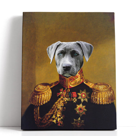 The Brigadier General - Custom Pet Canvas - Your Pet as Brigadier General