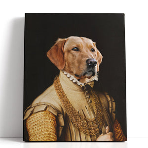 The Field Baron - Custom Pet Canvas - Your Pet as Baron