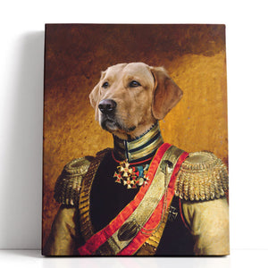 The Sergeant - Custom Pet Canvas - Your Pet as Sergeant