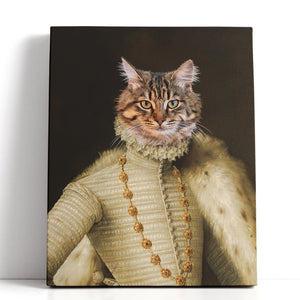 The Prince  - Custom Pet Canvas - Your Pet as Prince