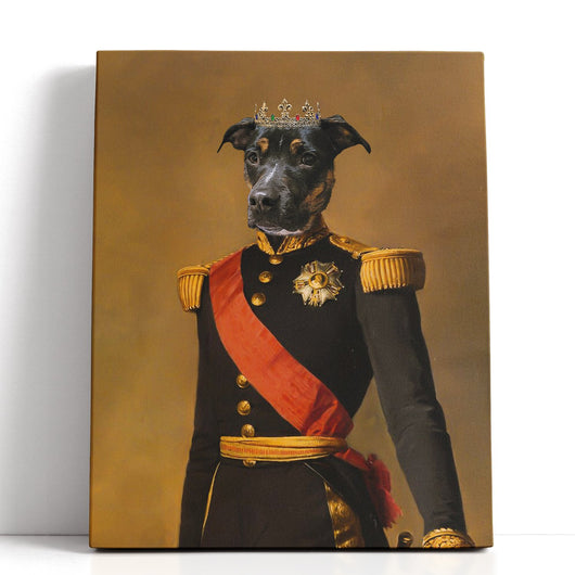 The Prince - Custom Pet Canvas - Your Pet as Prince