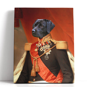 The Marshal  - Custom Pet Canvas - Your Pet as Marshal