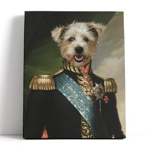 The Major Sergeant- Custom Pet Canvas - Your Pet as Sergeant