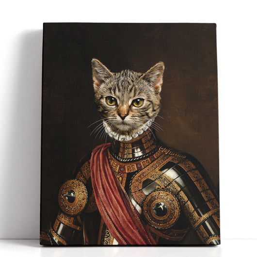 The Colonel - Custom Pet Canvas - Your Pet as Colonel