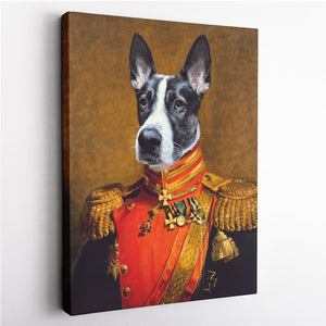 The Sergeant - Custom Pet Canvas - Your Pet as Sergeant