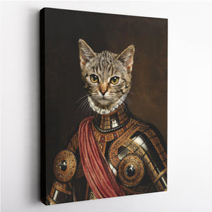 The Colonel - Custom Pet Canvas - Your Pet as Colonel