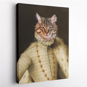 The Prince  - Custom Pet Canvas - Your Pet as Prince