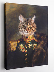 Load image into Gallery viewer, The Rear Admiral - Custom Pet Canvas - Your Pet as Rear Admiral
