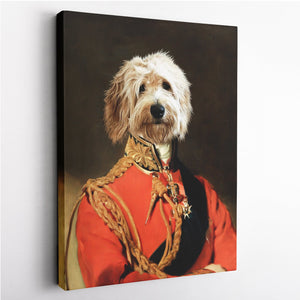 The Count - Custom Pet Canvas - Your Pet as Count