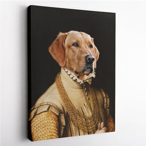 The Field Baron - Custom Pet Canvas - Your Pet as Baron