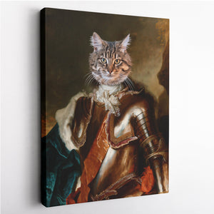 The Captain General - Custom Pet Canvas - Your Pet as Captain General