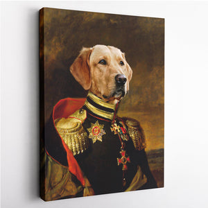 The General - Custom Pet Canvas - Your Pet as General