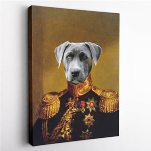 The Brigadier General - Custom Pet Canvas - Your Pet as Brigadier General