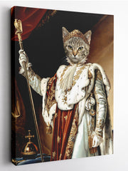 Load image into Gallery viewer, The Napoleon - Custom Pet Canvas - Your Pet as Napoleon

