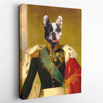 Load image into Gallery viewer, The Lieutenant Commander - Custom Pet Canvas - Your Pet as Lieutenant Commander
