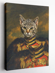 Load image into Gallery viewer, The Lord Marshal - Custom Pet Canvas - Your Pet as Lord Marshal
